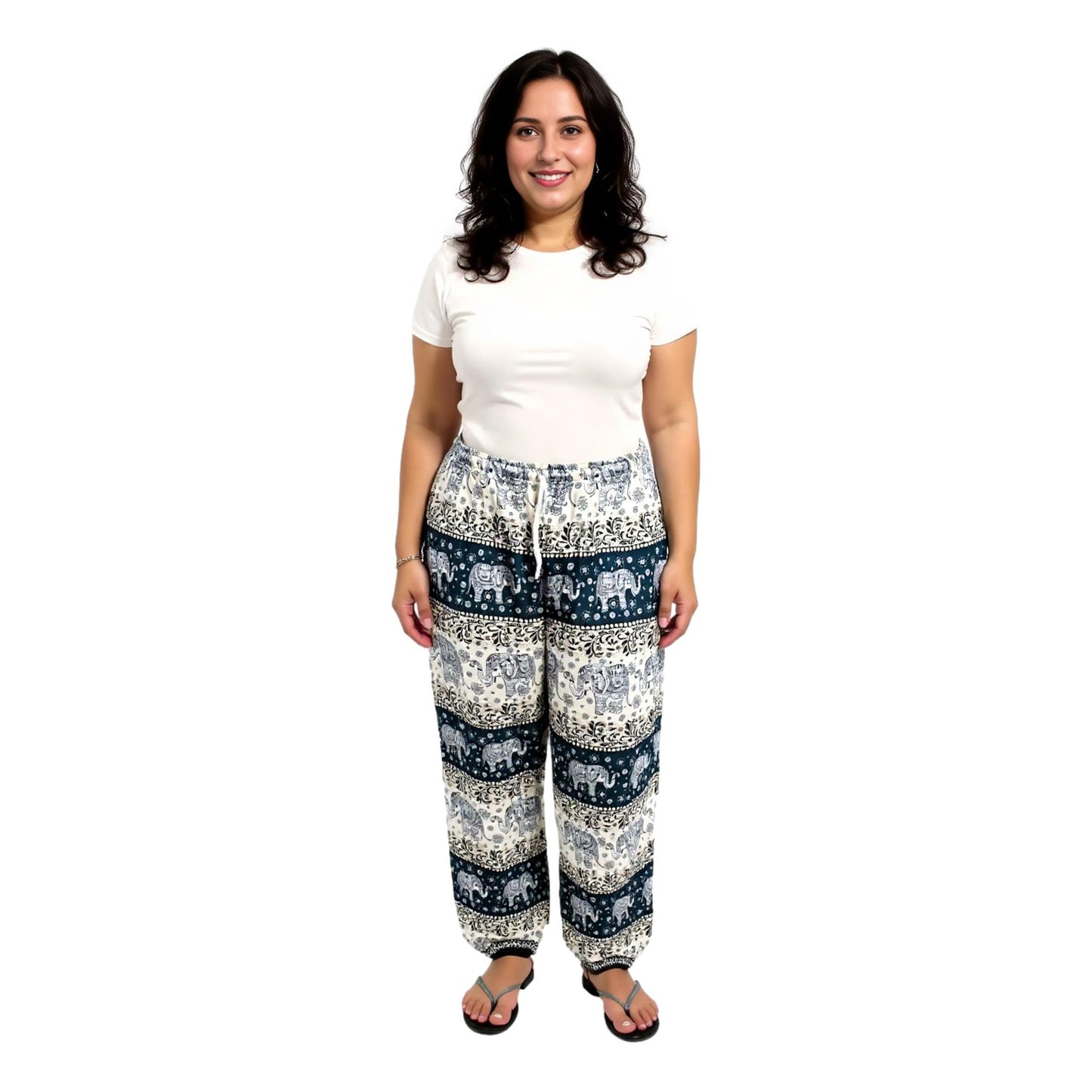 Elephant Cuffed Hem Pants