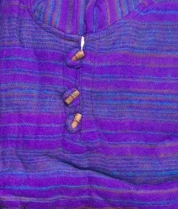 Brushed Poncho With Pixie Hood