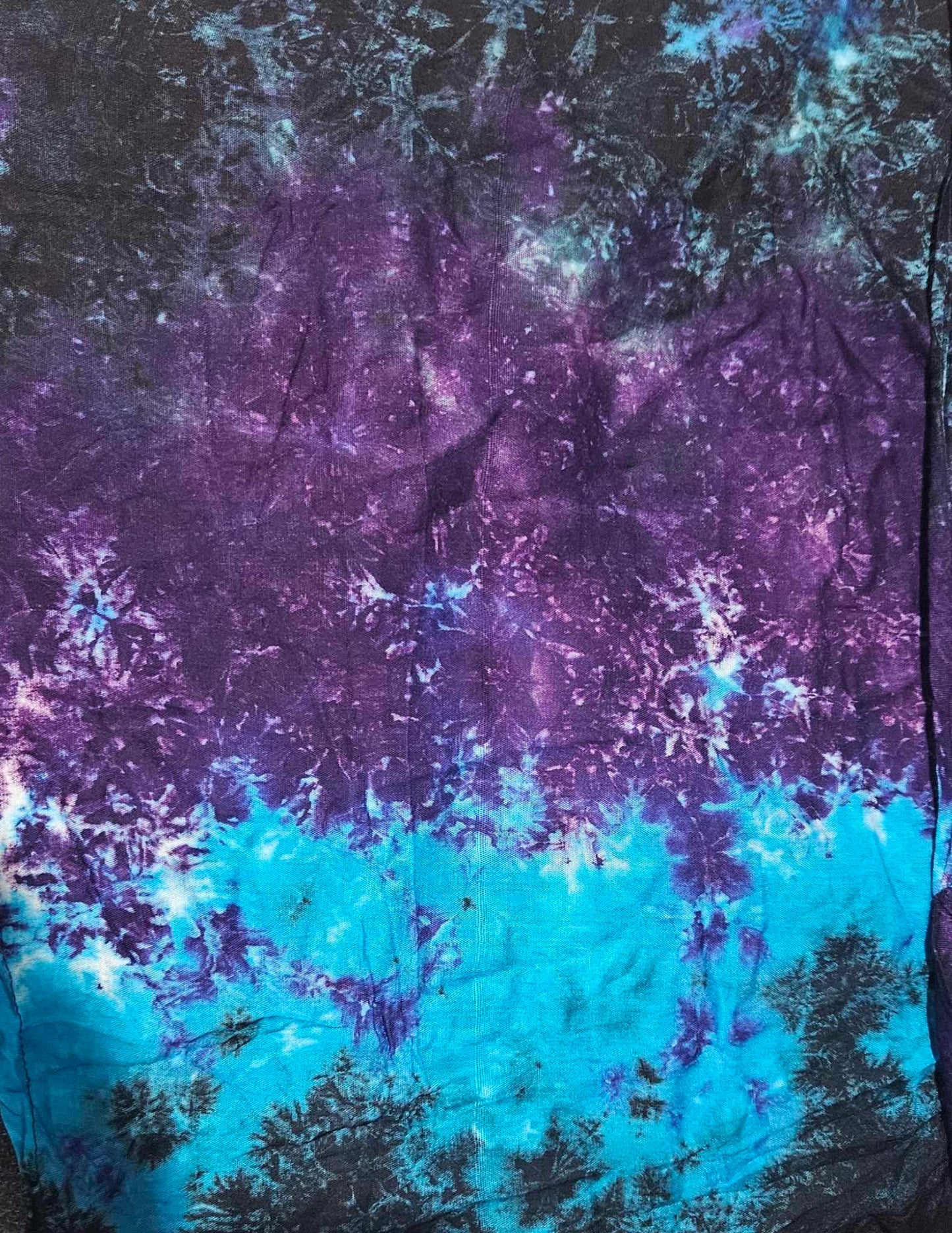 Tie Dye Top with Bell Sleeve