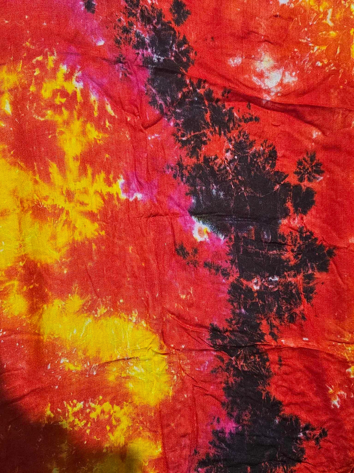 Tie Dye Top with Bell Sleeve