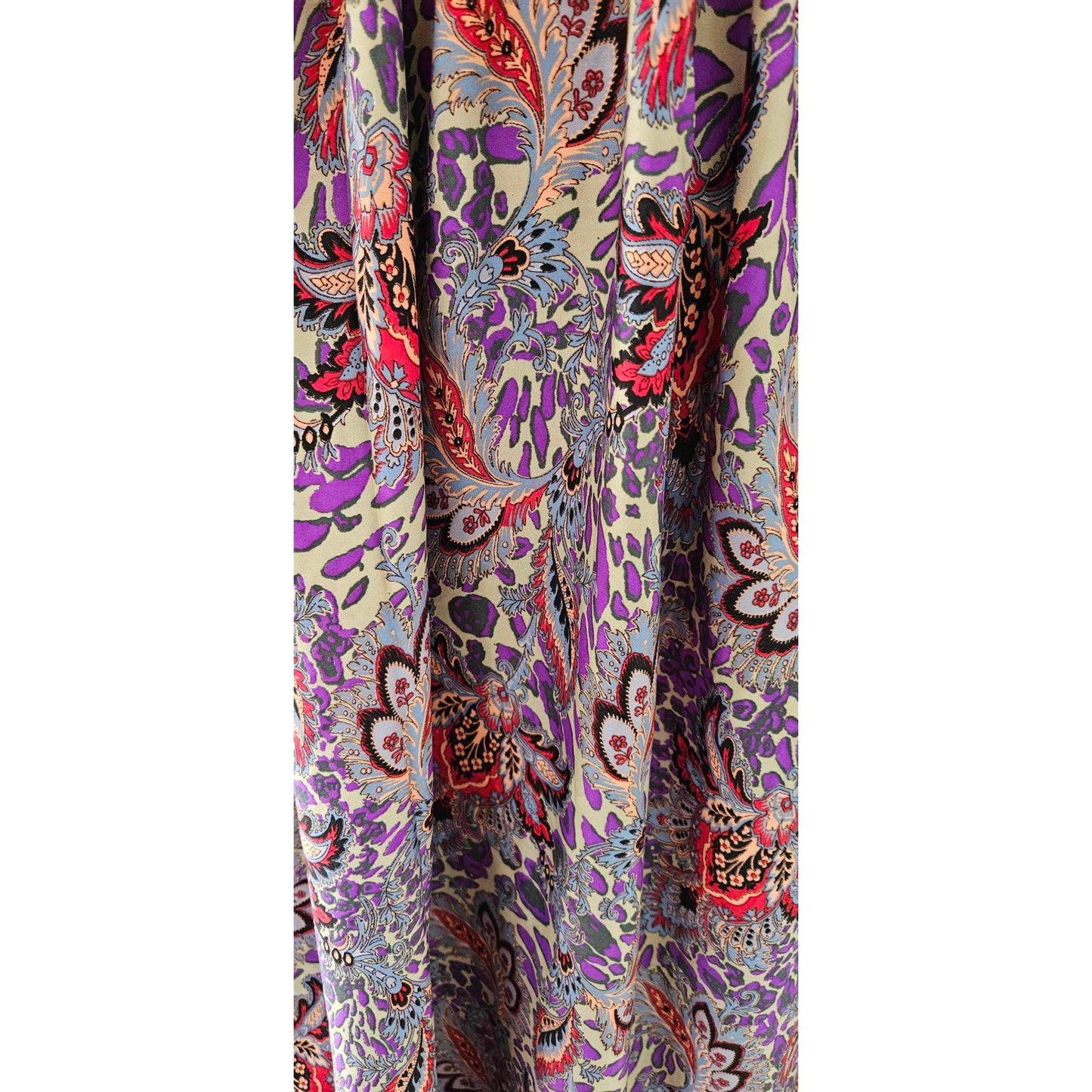 Boho Silk Maxi Dress