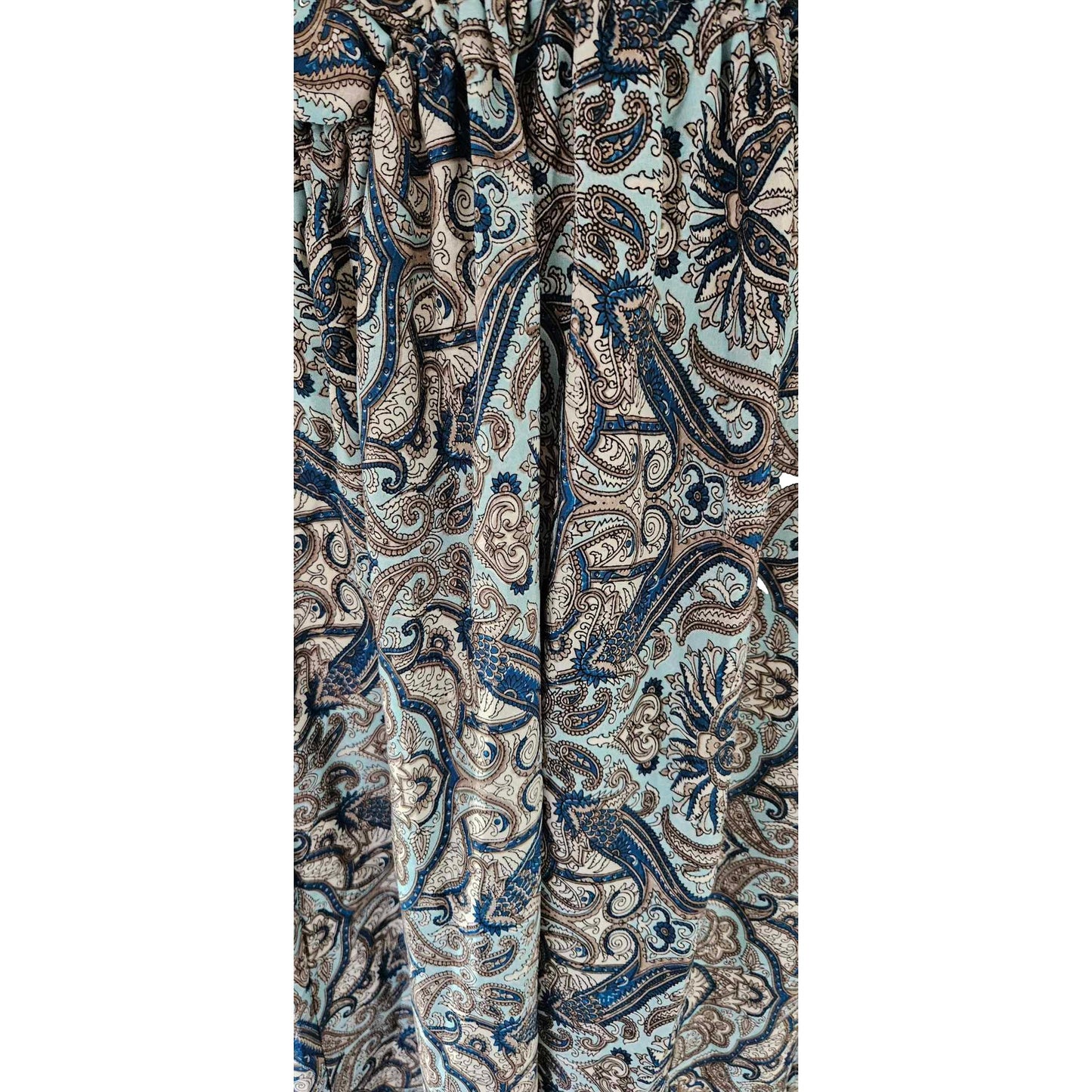 Boho Silk Maxi Dress