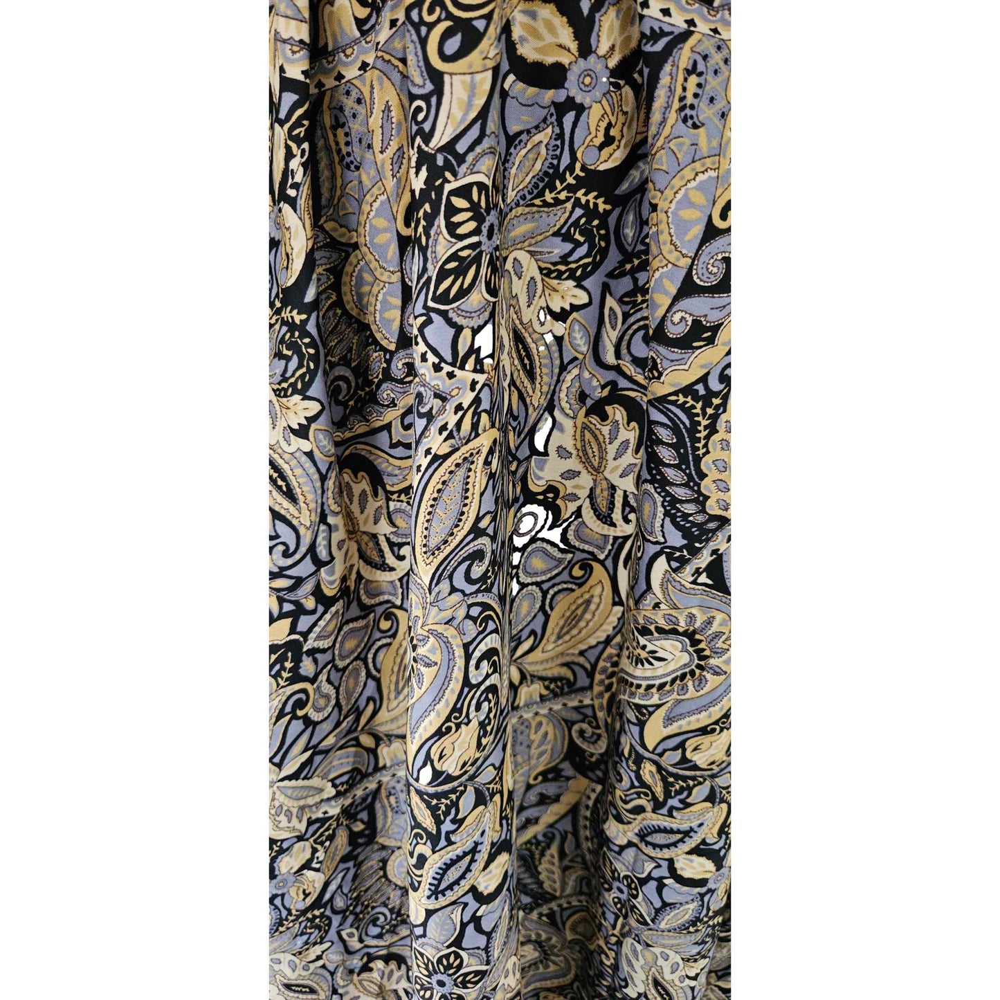 Boho Silk Maxi Dress