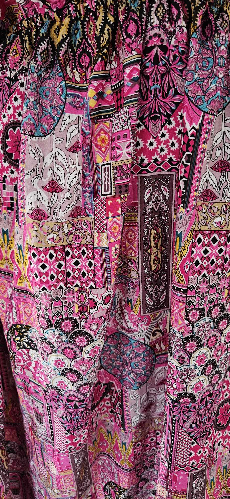 Boho Silk Maxi Dress
