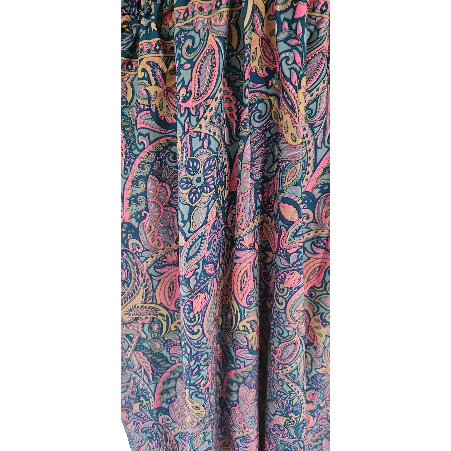 Boho Silk Maxi Dress