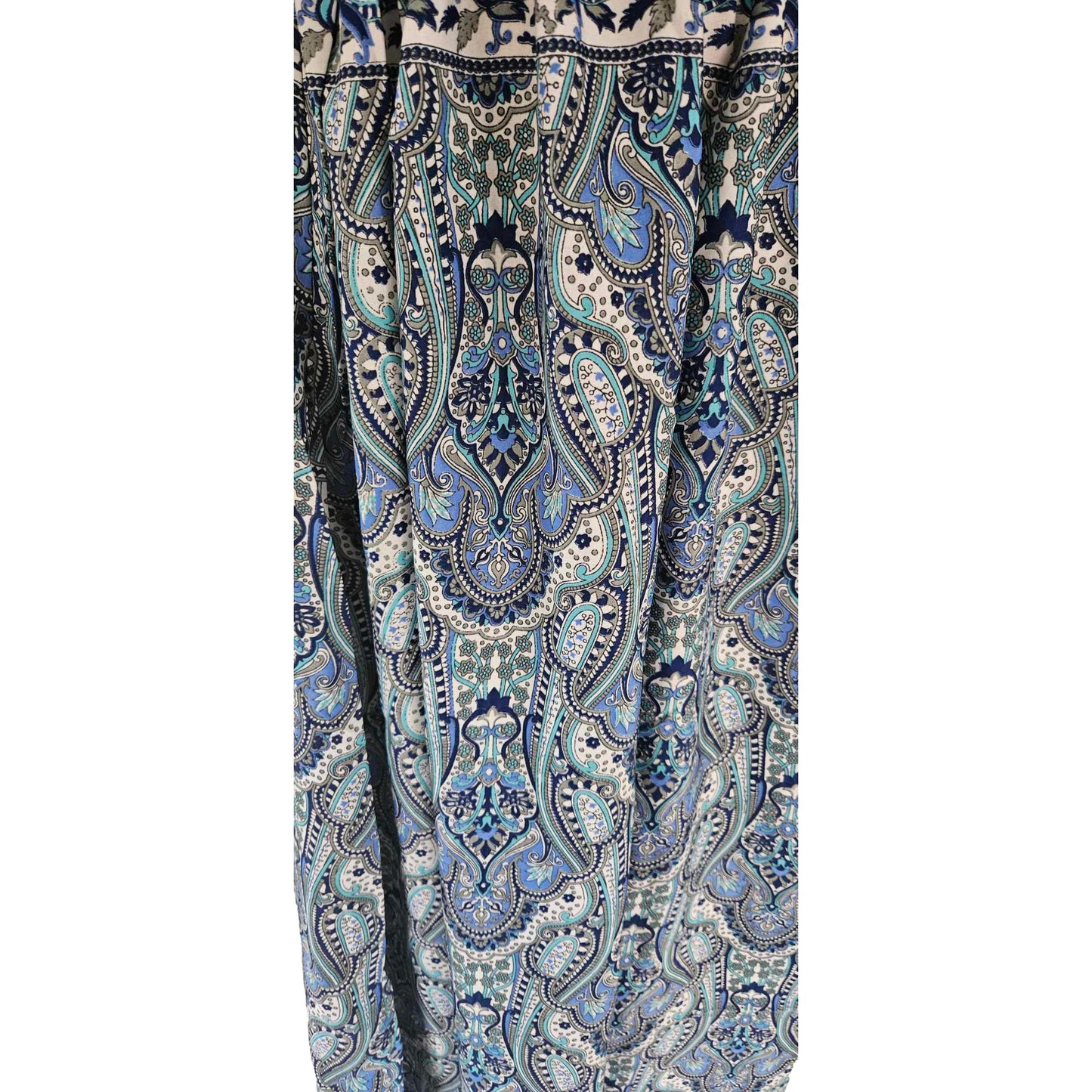 Boho Silk Maxi Dress