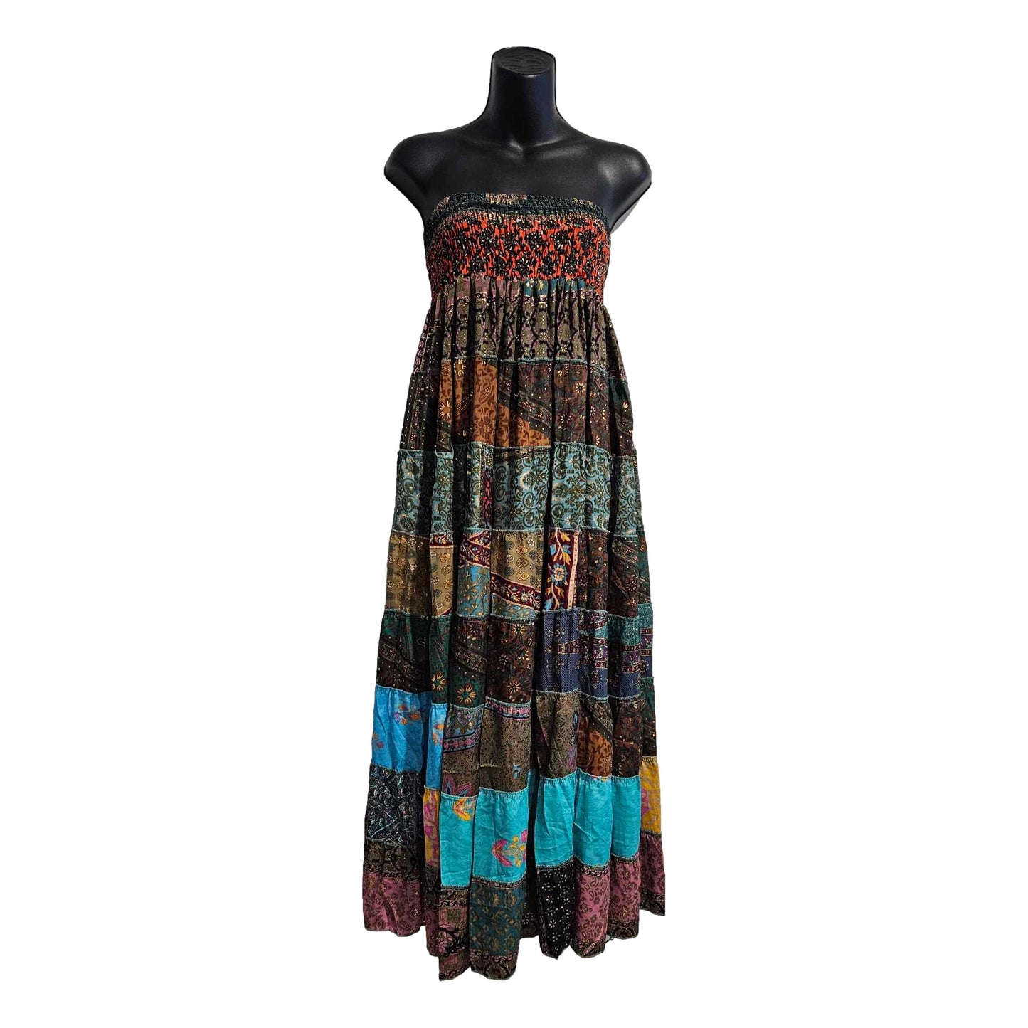 Boho Shirred Dress/Skirt