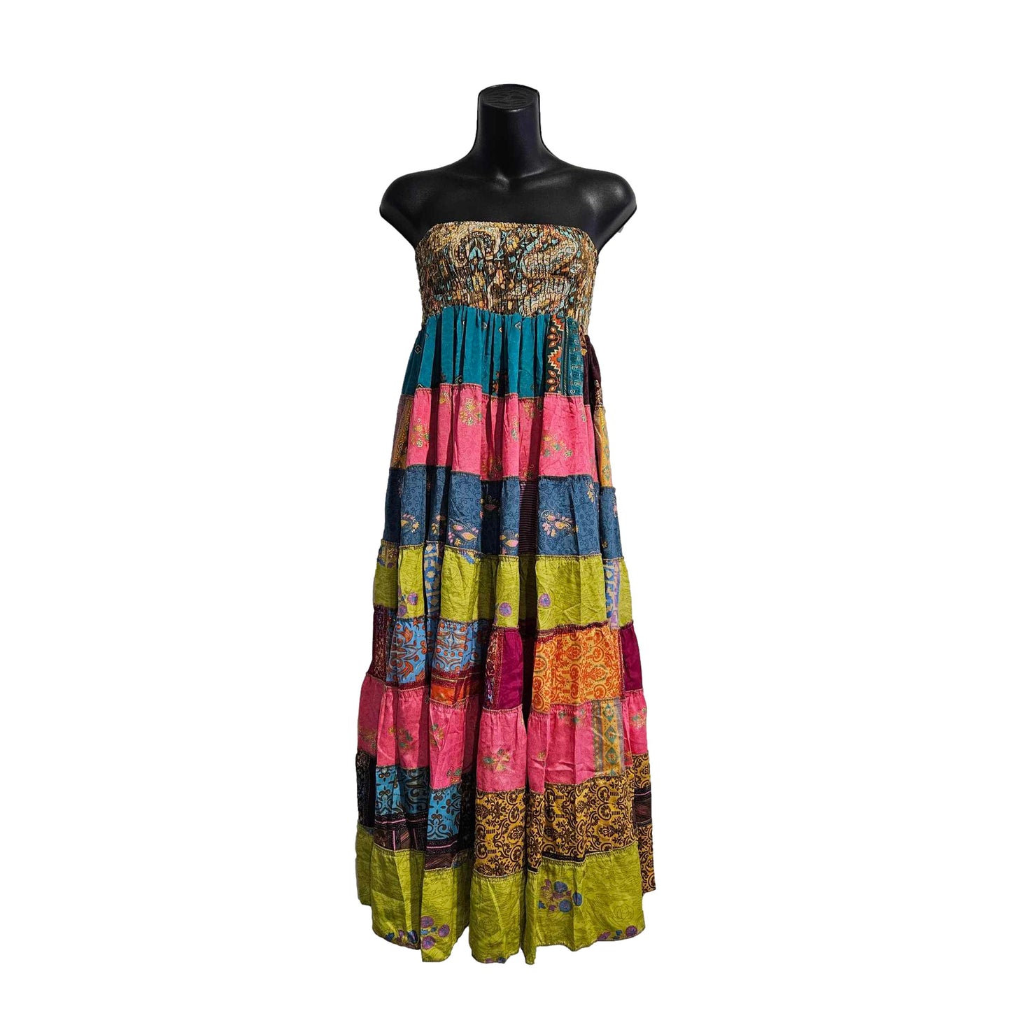Boho Shirred Dress/Skirt