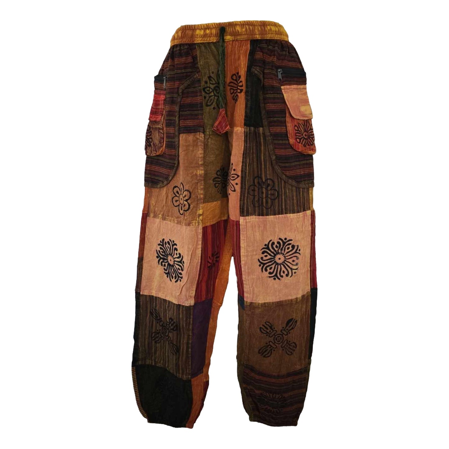 Striped Patchwork Harem Pants -SF37