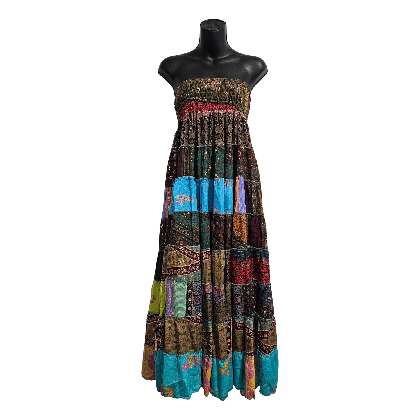 Boho Shirred Dress/Skirt