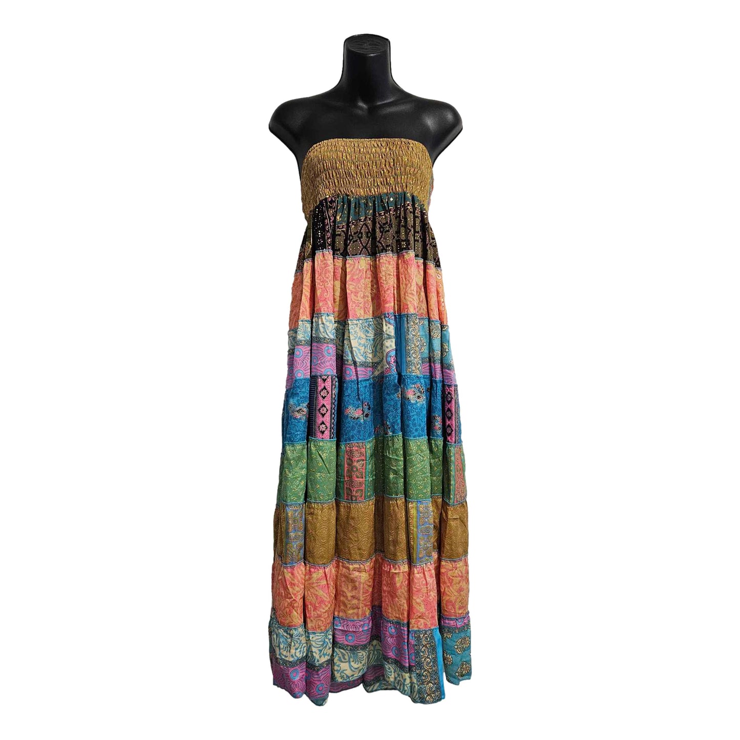 Boho Shirred Dress/Skirt