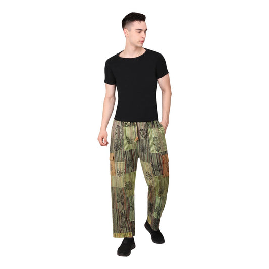 Cargo Block Print Pants