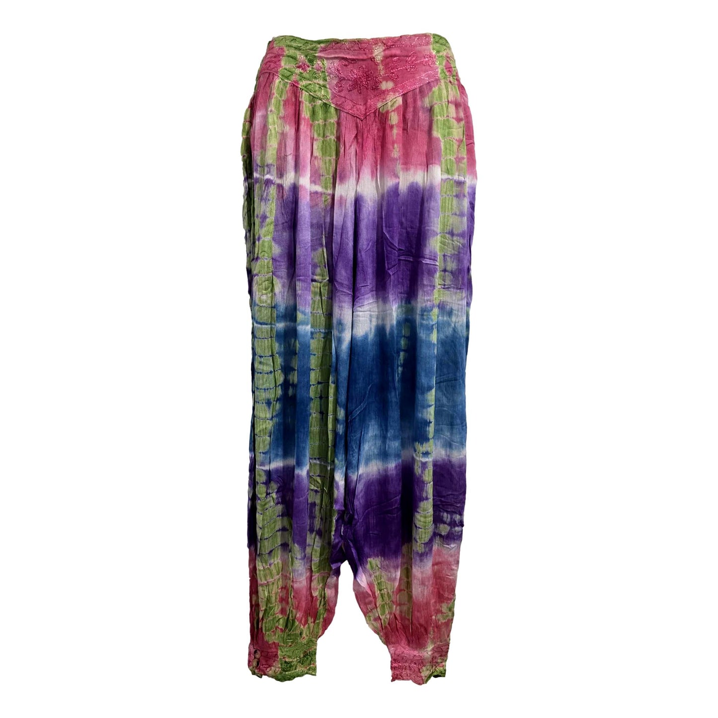 Boho Tie Dye Pants Wide Leg Pants