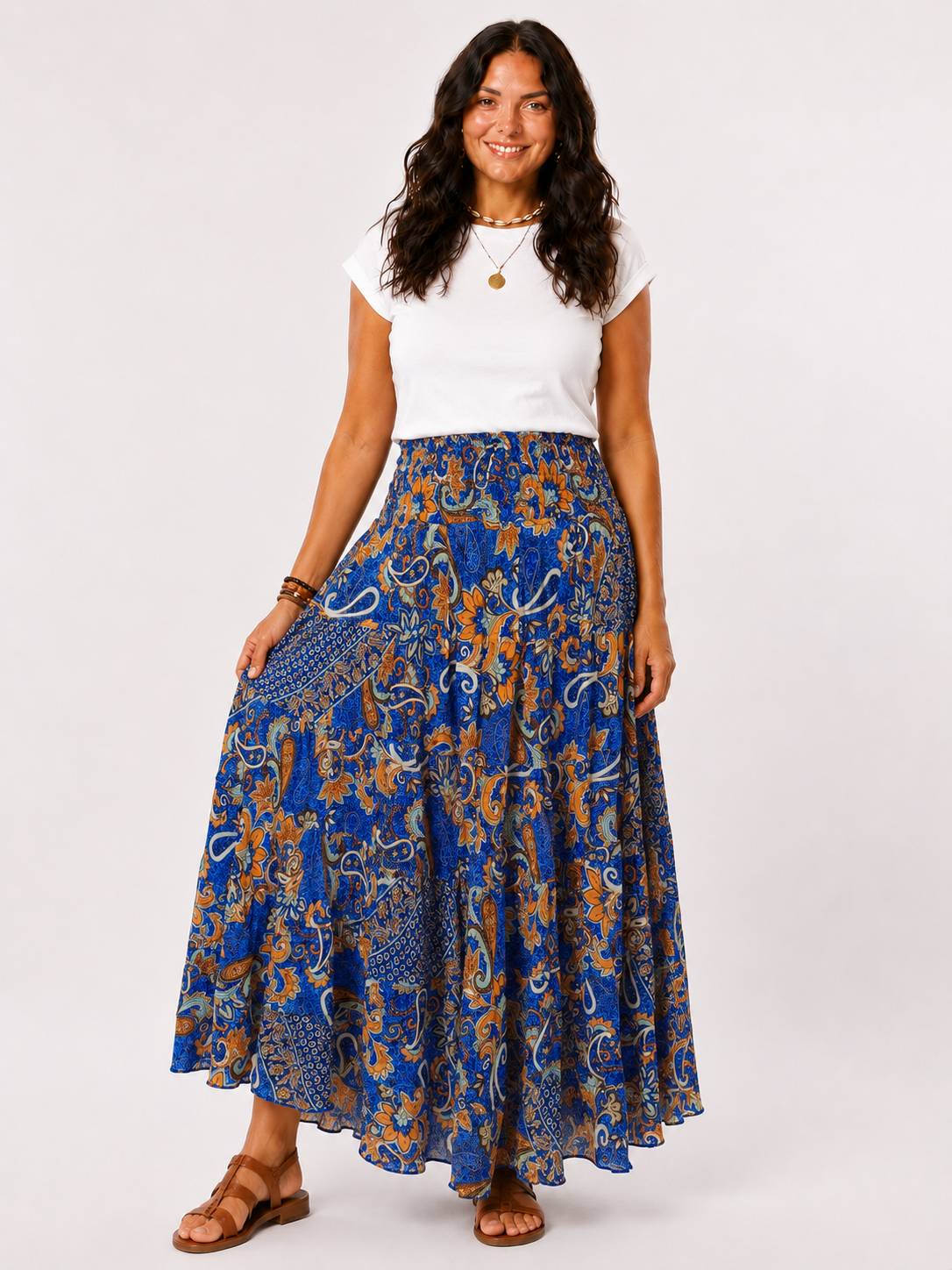 Shirred Skirt/Dress