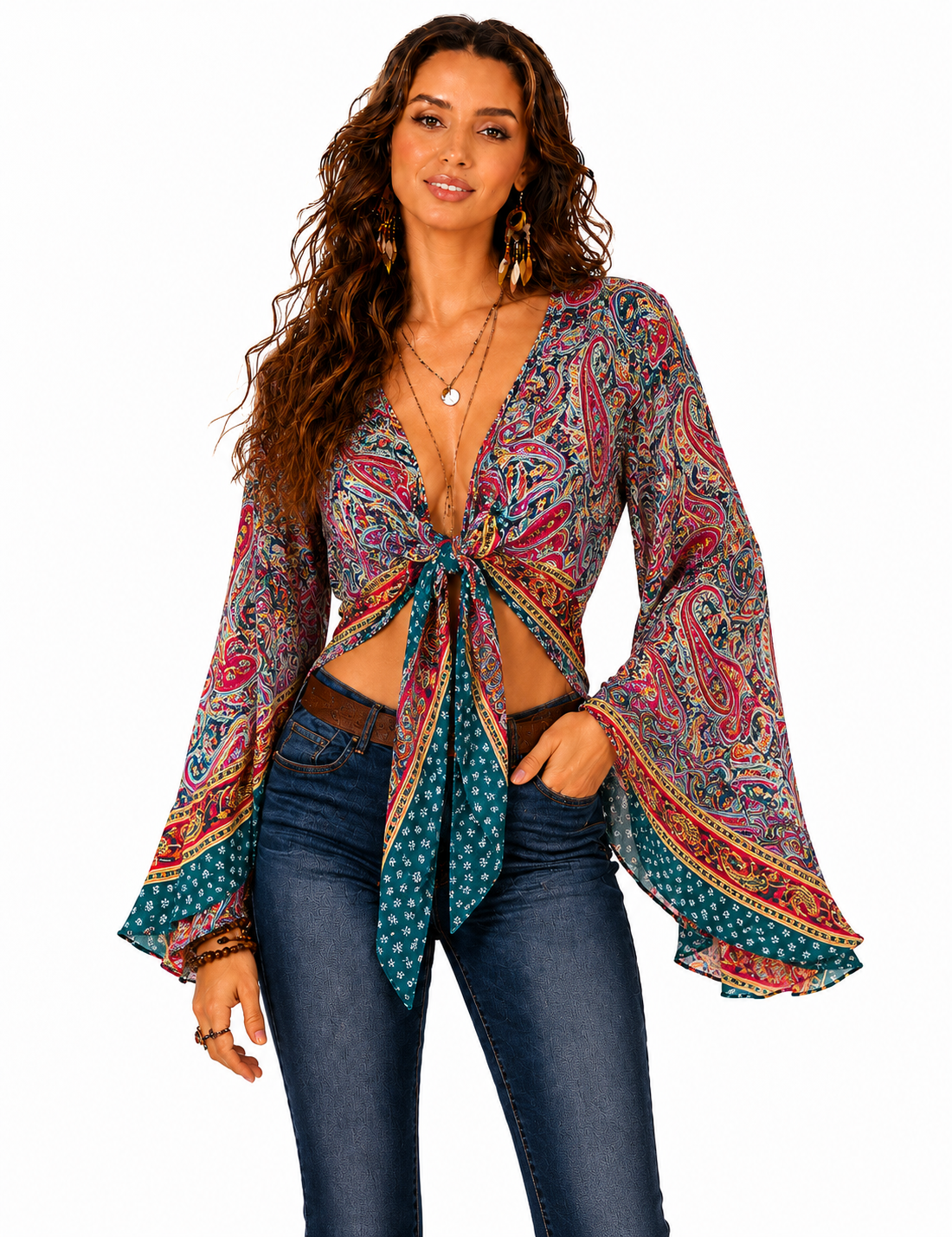 Bell Sleeve Top