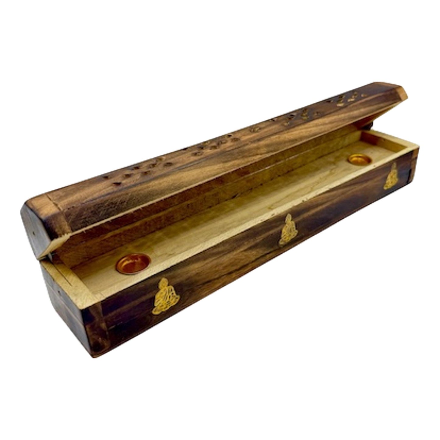 Hexagonal Wooden Incense Holder