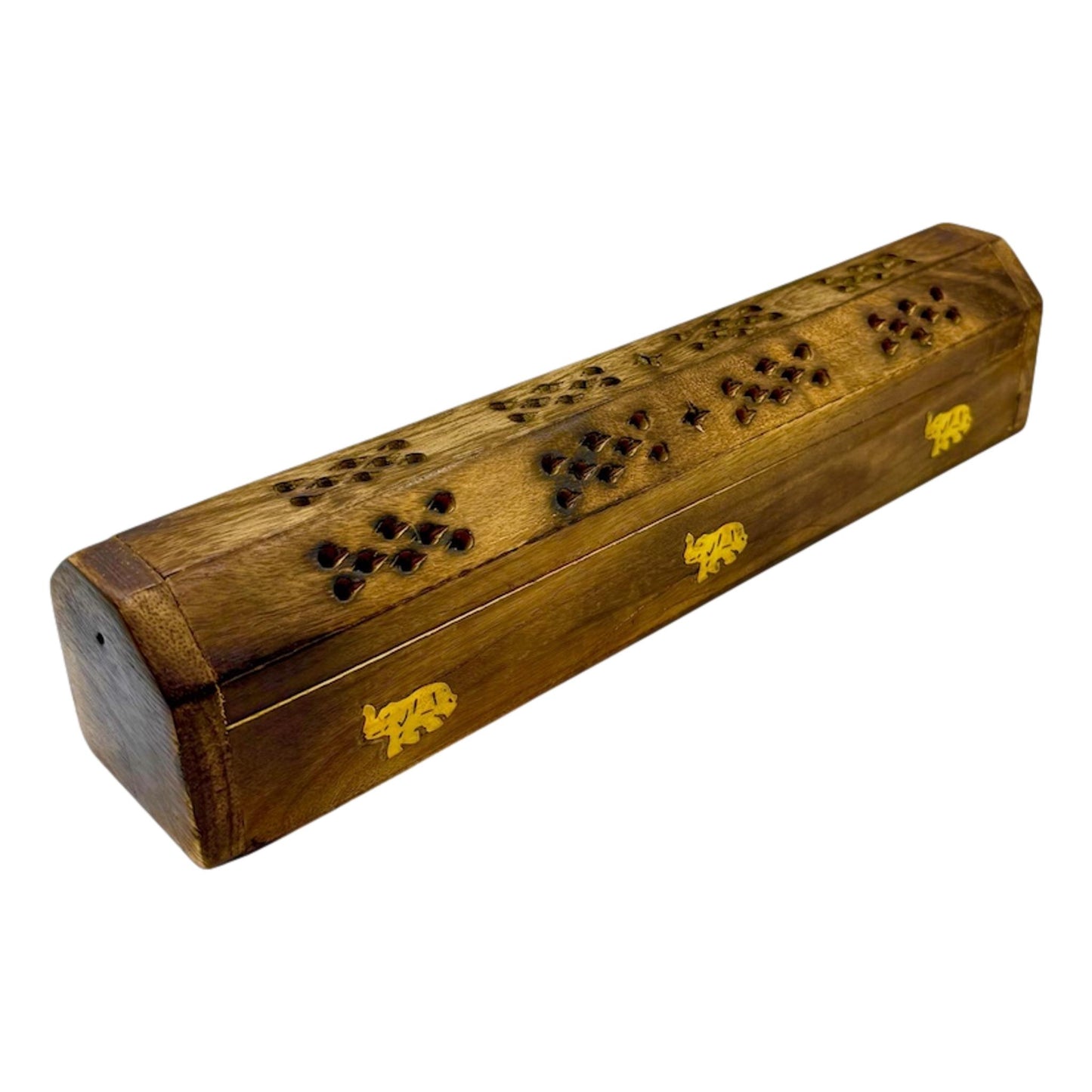 Hexagonal Wooden Incense Holder