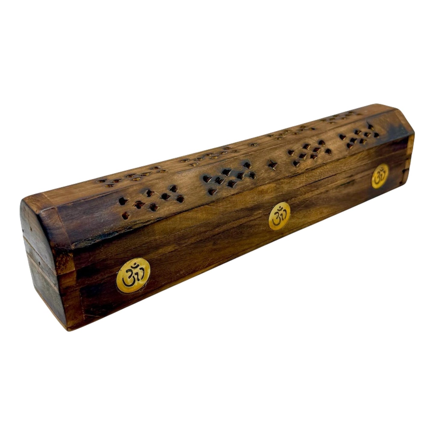 Hexagonal Wooden Incense Holder