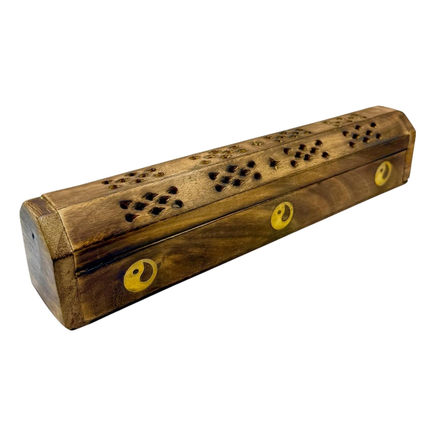 Hexagonal Wooden Incense Holder
