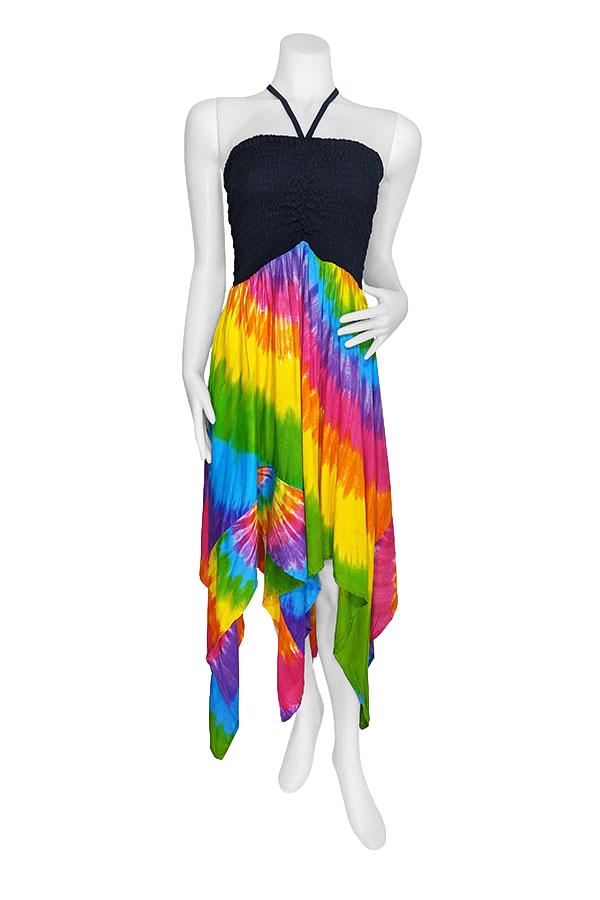 Rainbow Zig Zag Dress