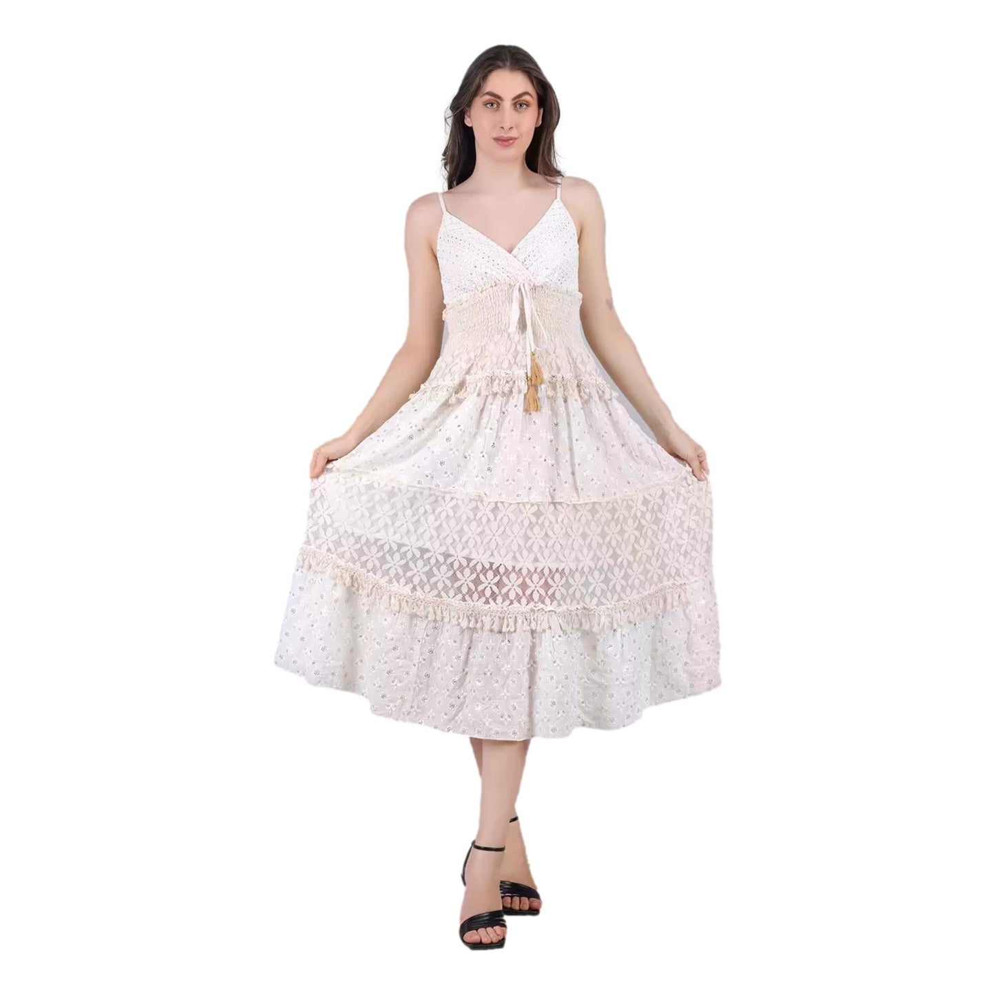 Boho Chic Layered Dress