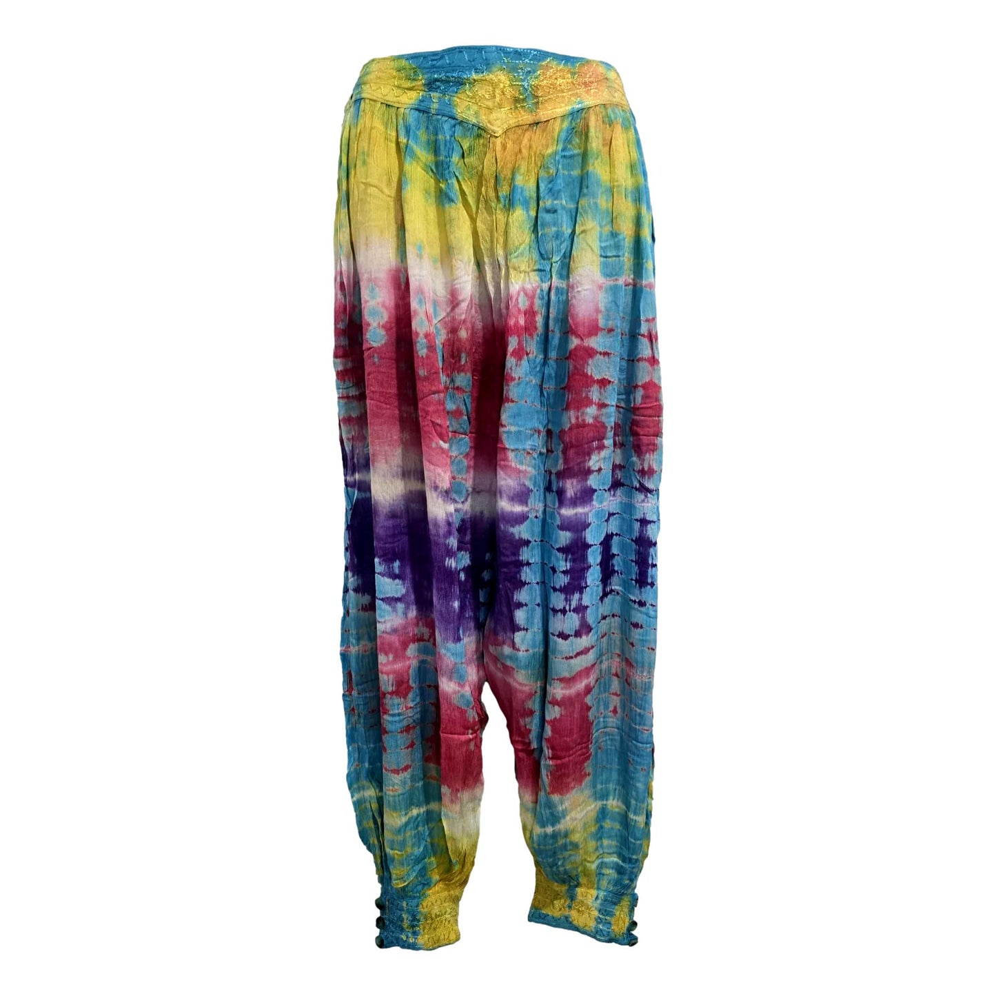 Boho Tie Dye Pants Wide Leg Pants