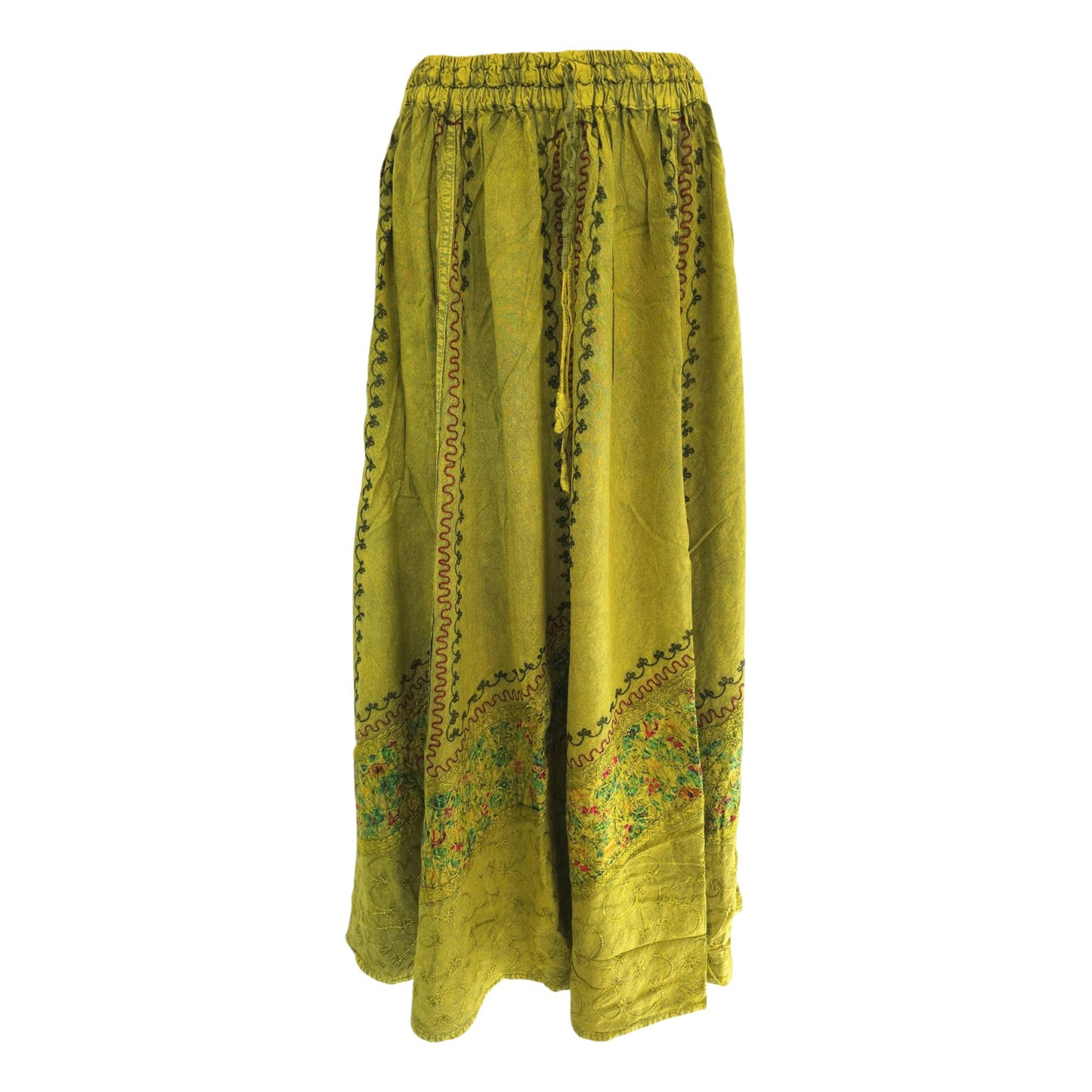 Boho Embroidered Skirt