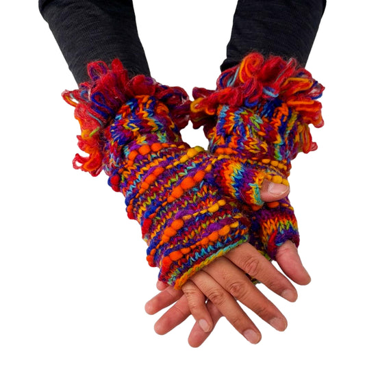 Woollen Fingerless Gloves