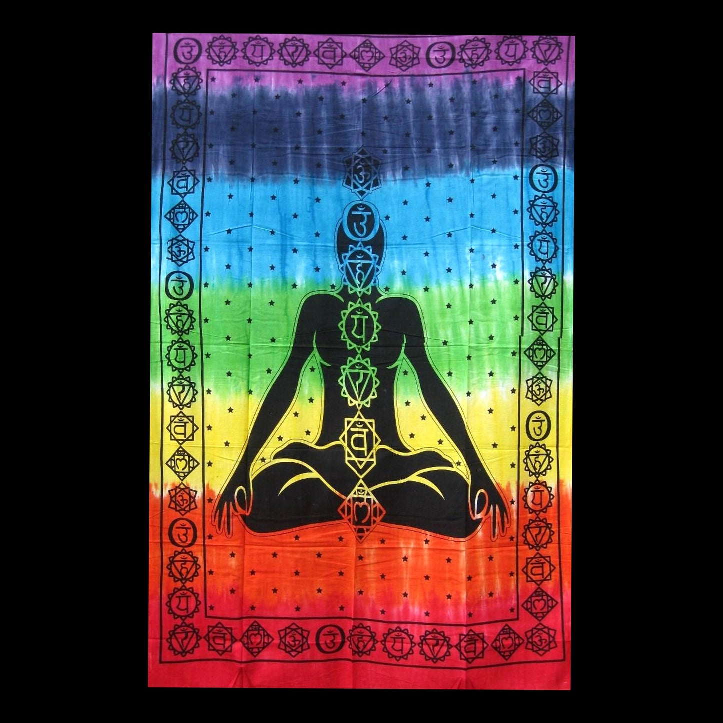 Rainbow Chakra Meditation Wall Hanging