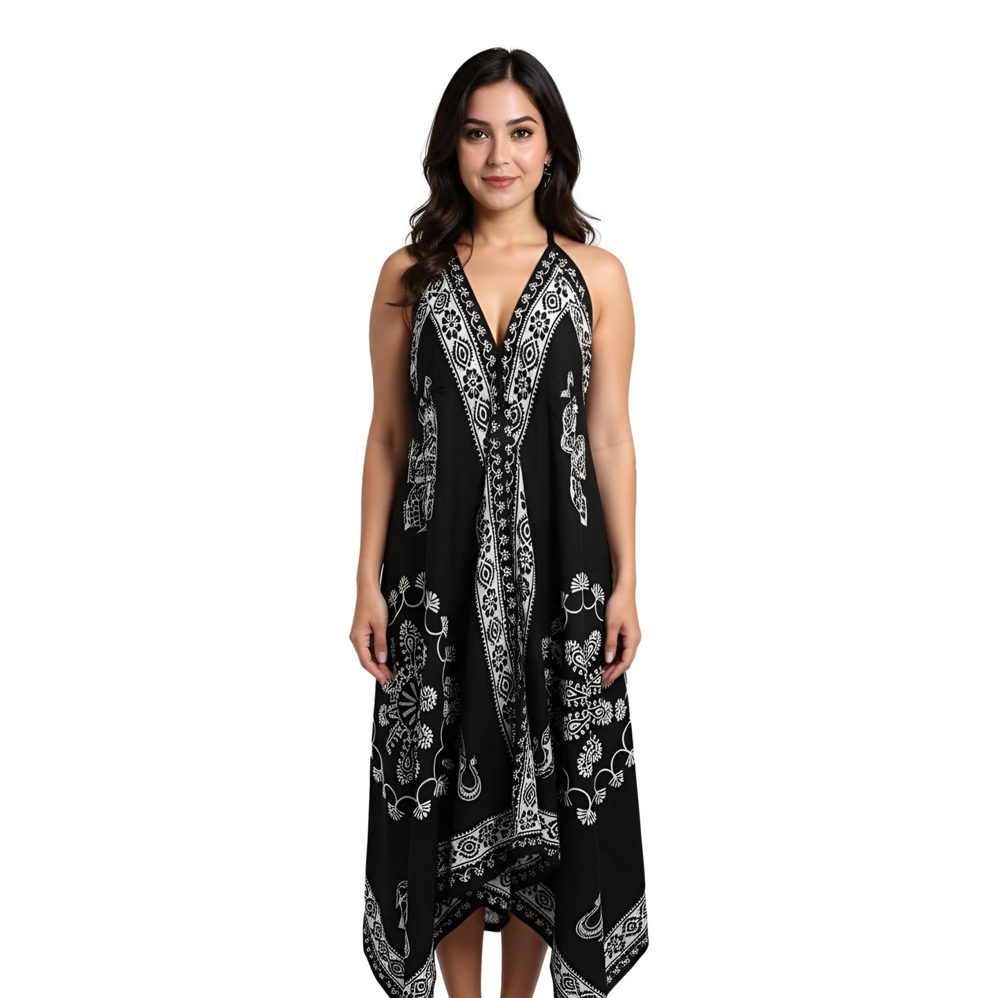 Backless Halter Neck Dress