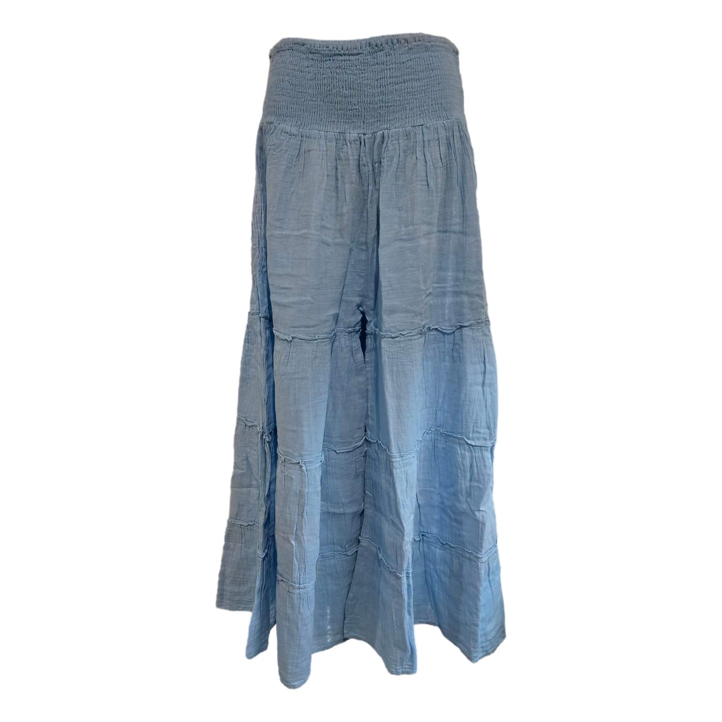 Wide Leg Cotton Pants