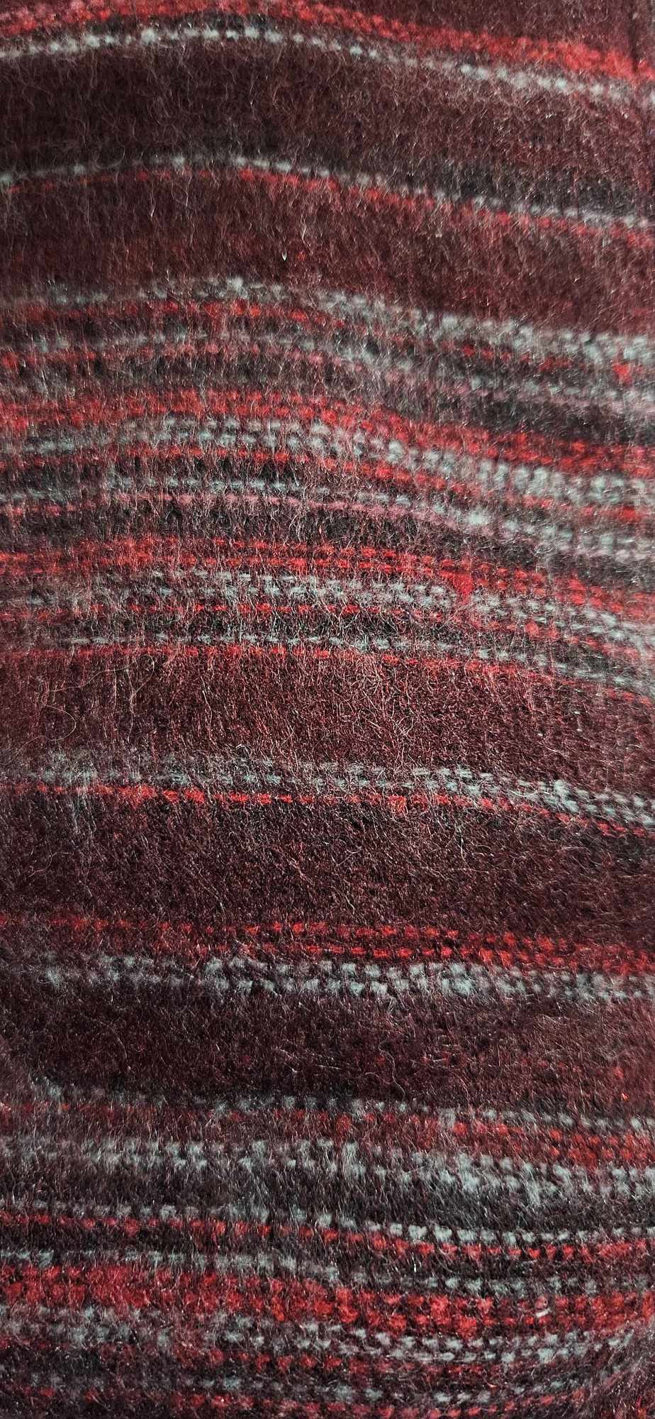 Brushed  Poncho With Pixie Hood
