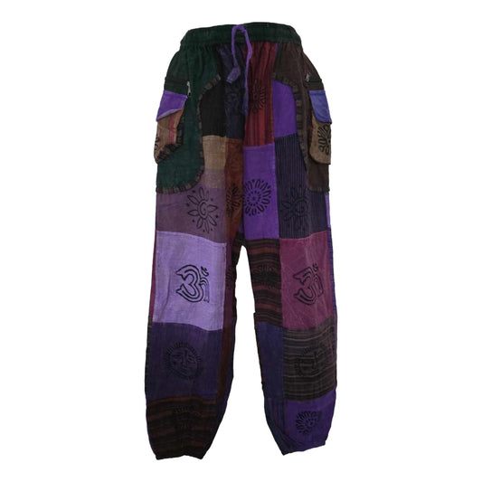 Striped Patchwork Harem Pants -SF37