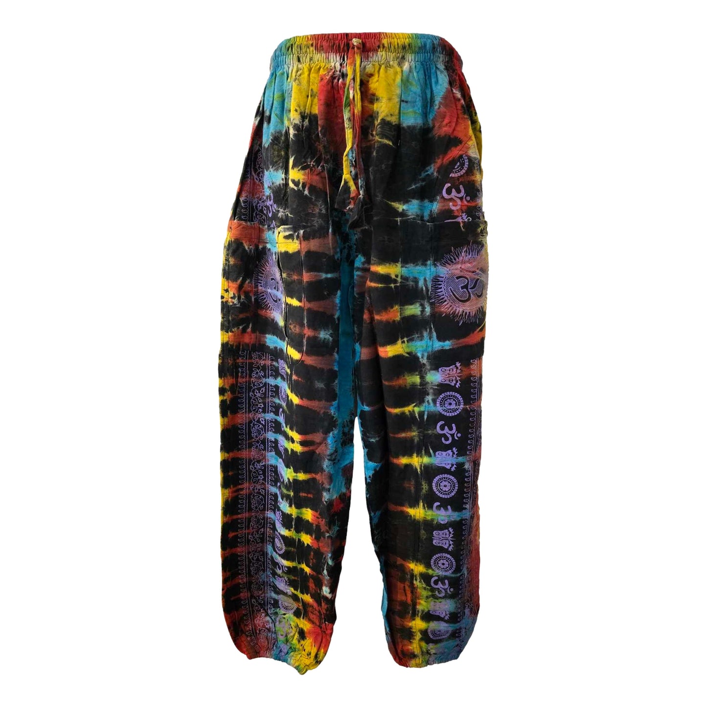 Vibrant Om Tie Dye Pants -SF66