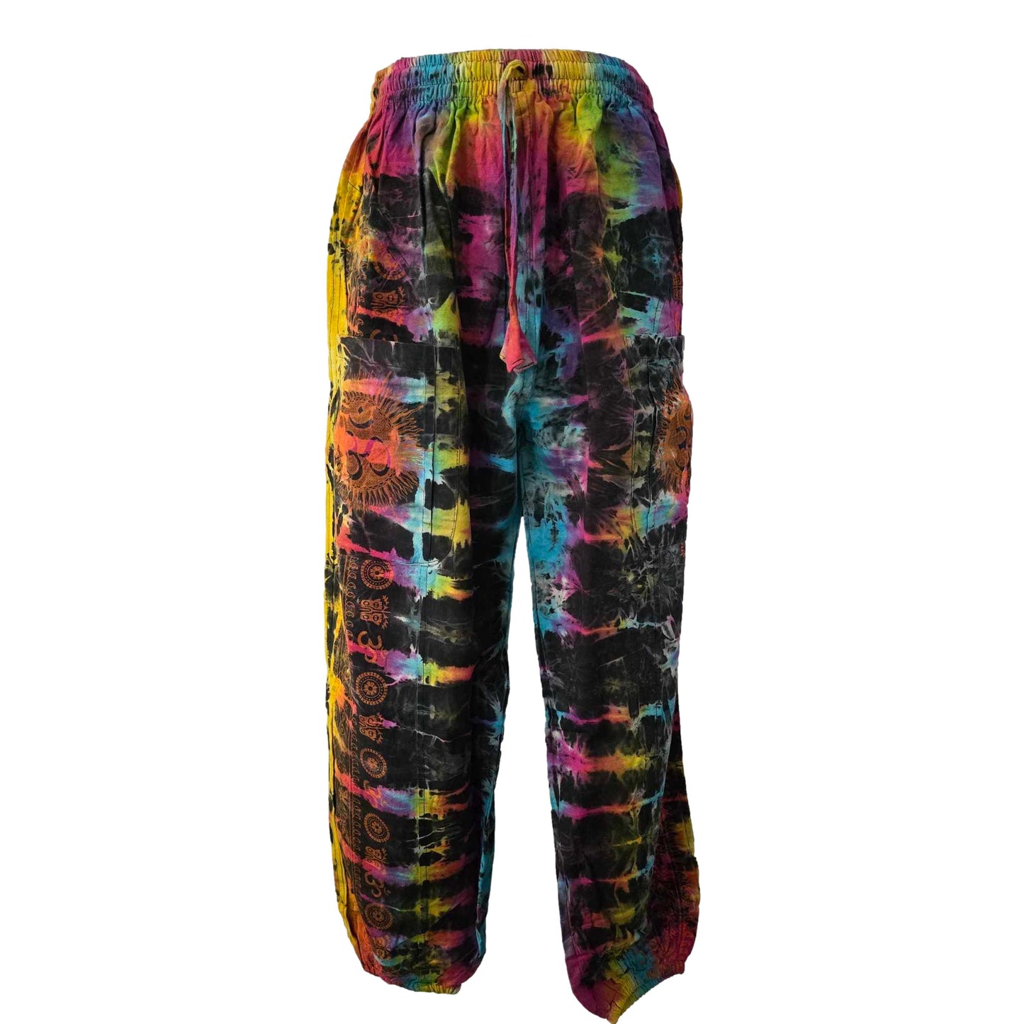 Vibrant Om Tie Dye Pants -SF66