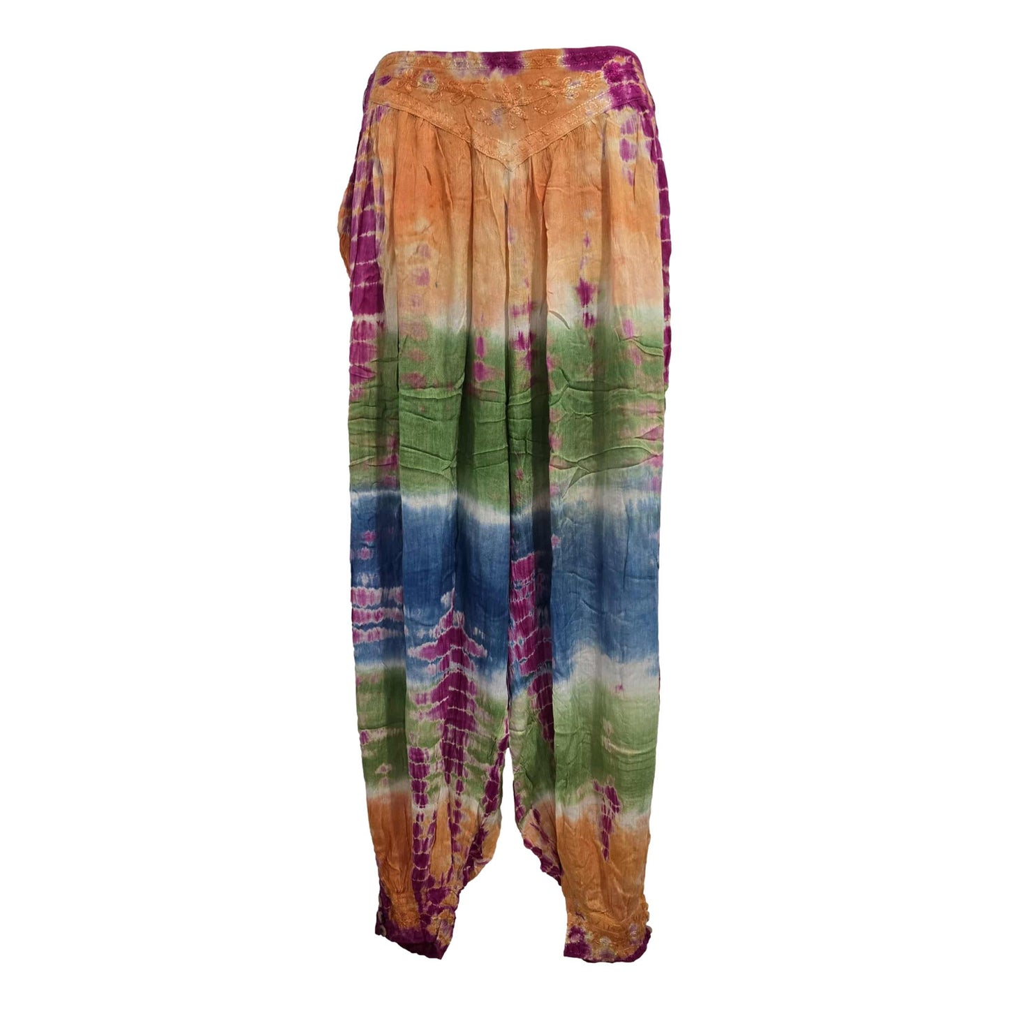 Boho Tie Dye Pants Wide Leg Pants