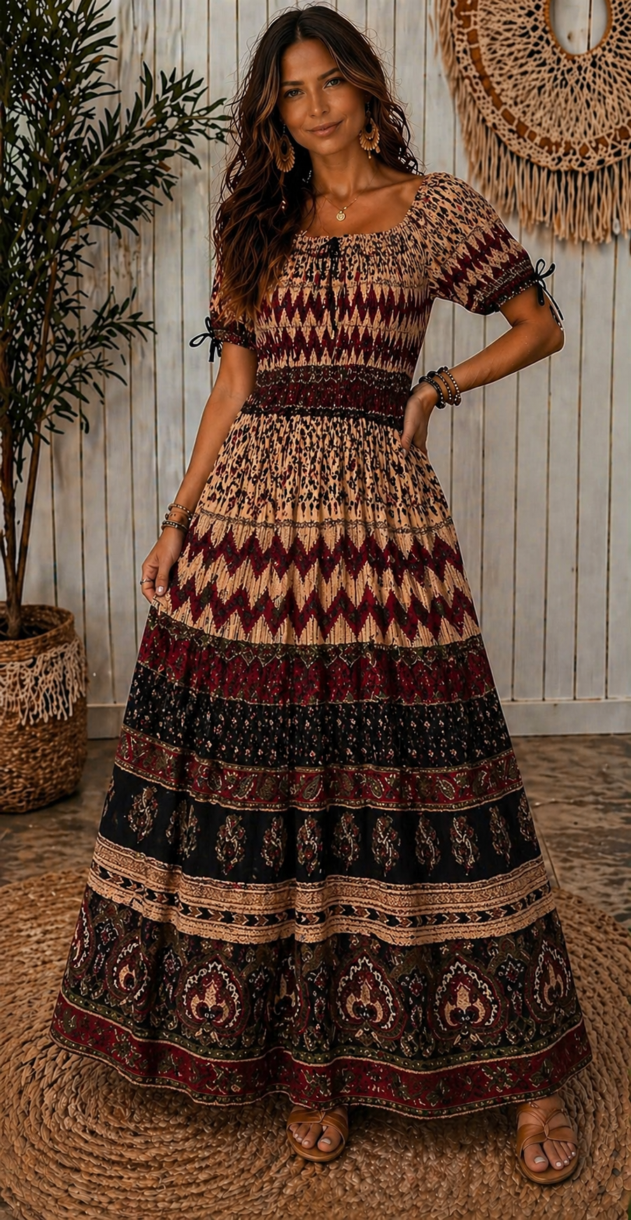 Boho Indian Dress