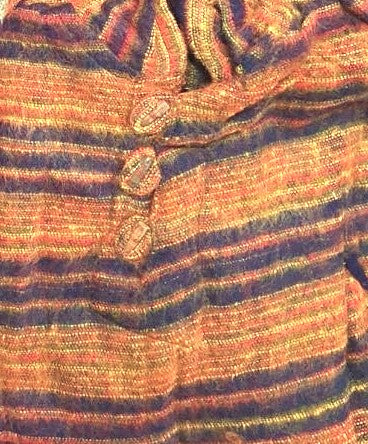 Brushed  Poncho With Pixie Hood