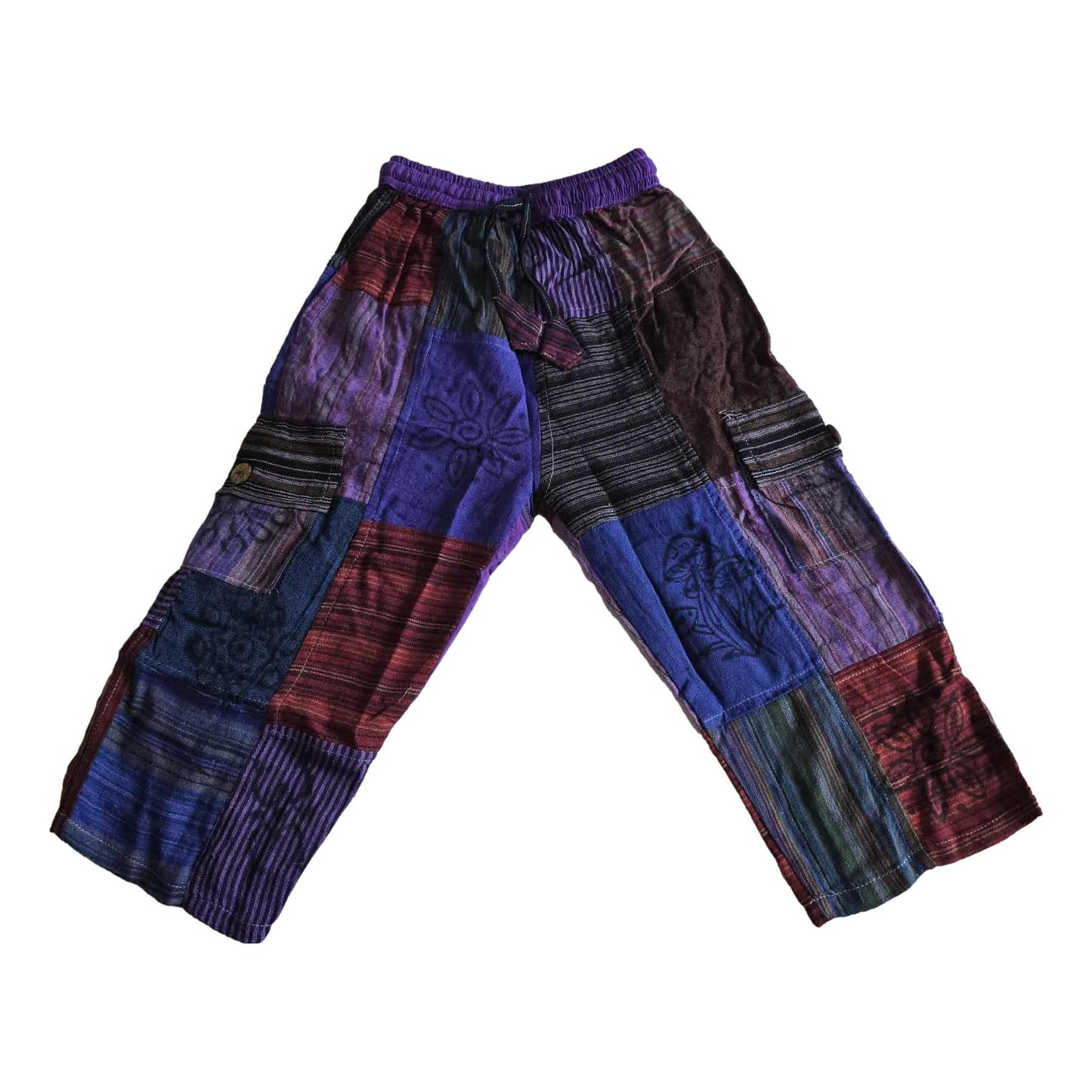 Block Print 3/4 Kids Pants