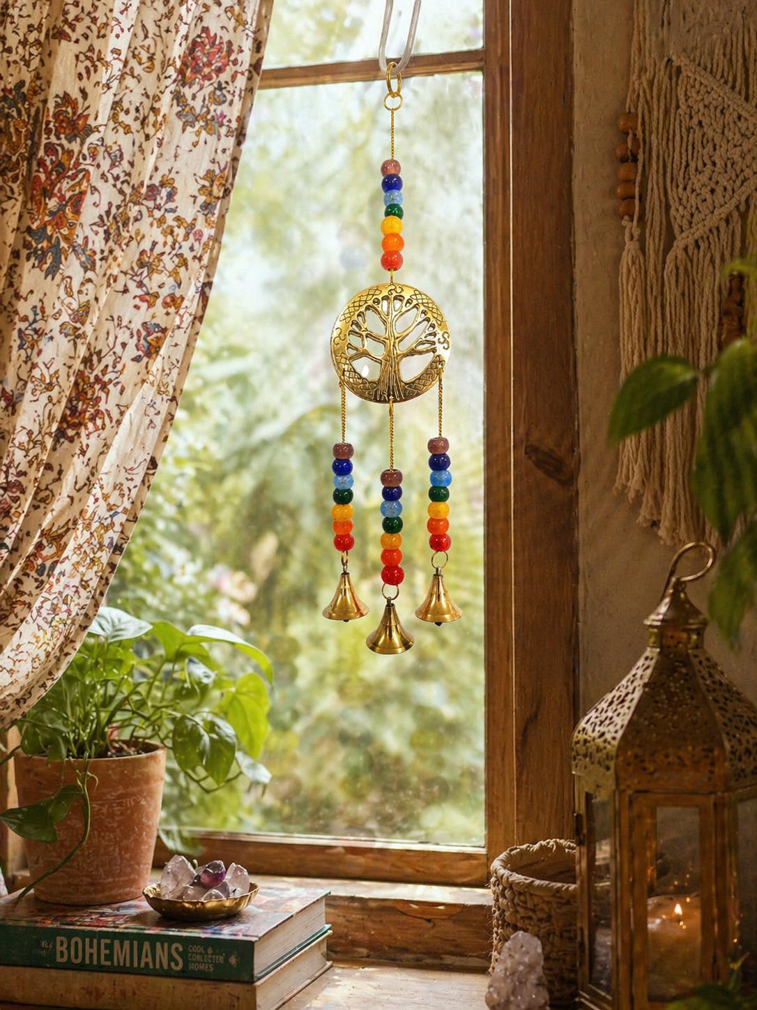 7 Chakra Brass Bell Hangings