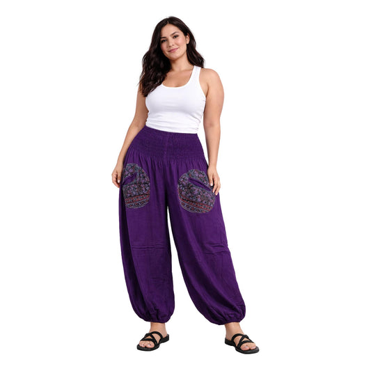 Soft Rayon Harem Pants with front pockets