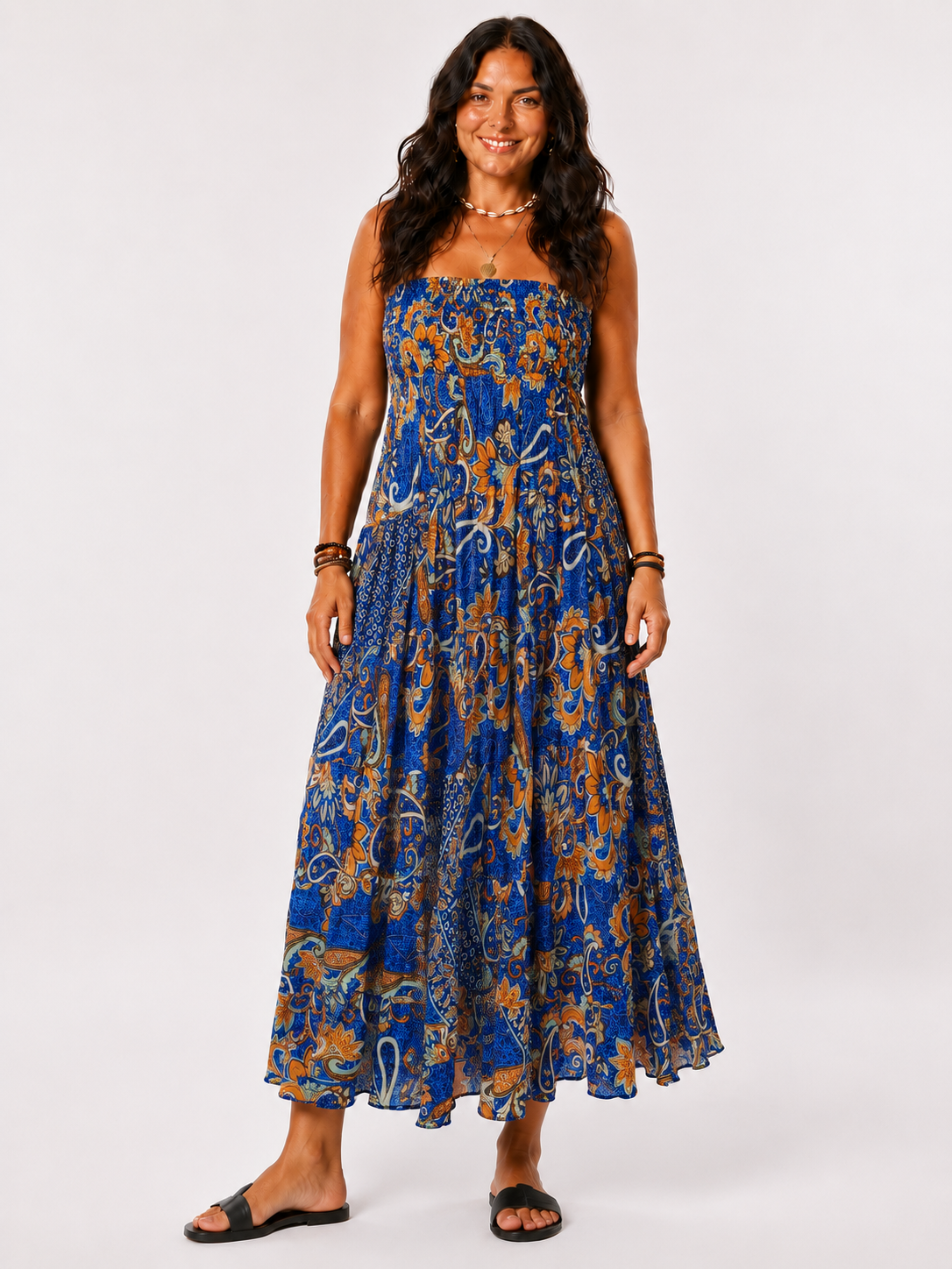 Shirred Skirt/Dress