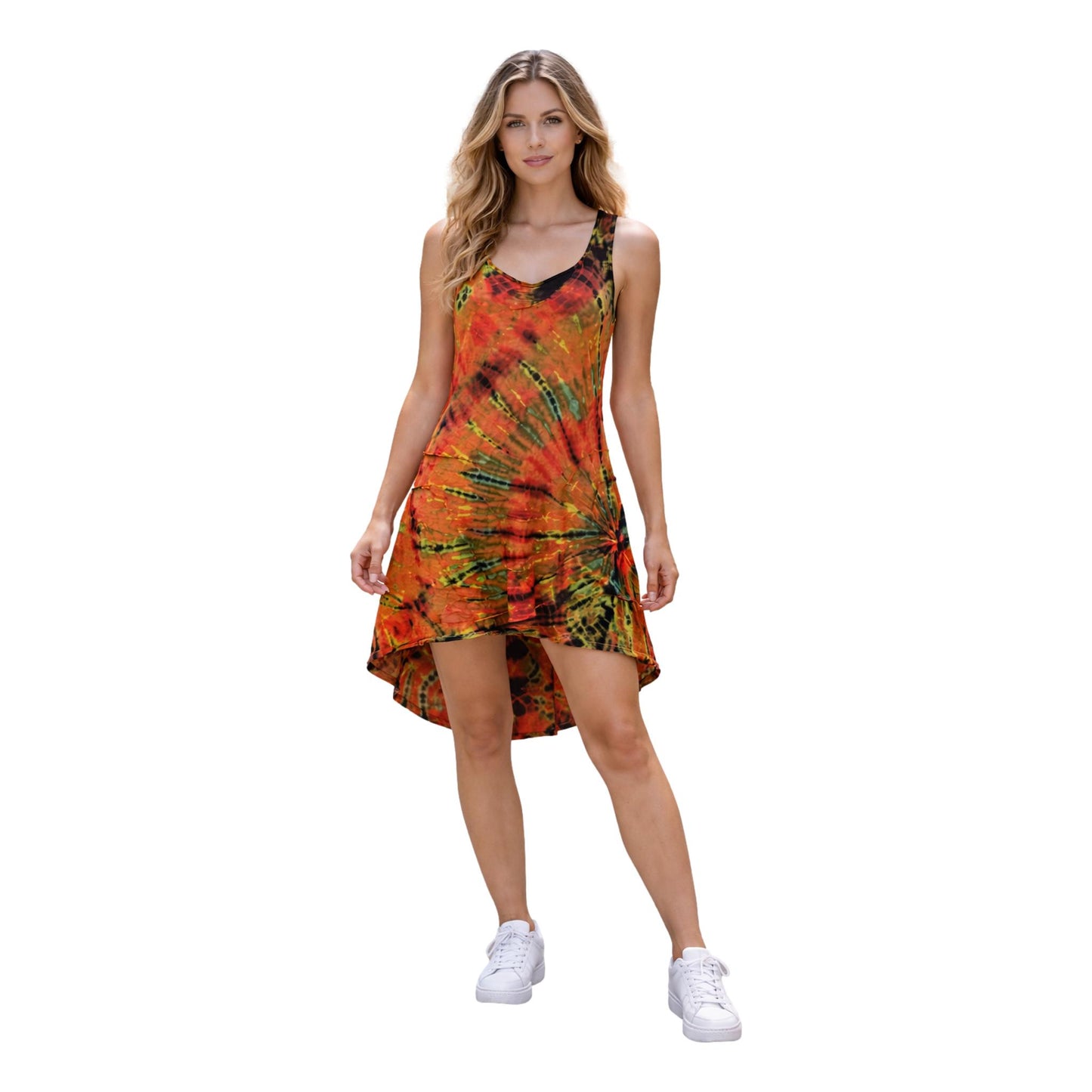 Tie Dye Tank Top Dress