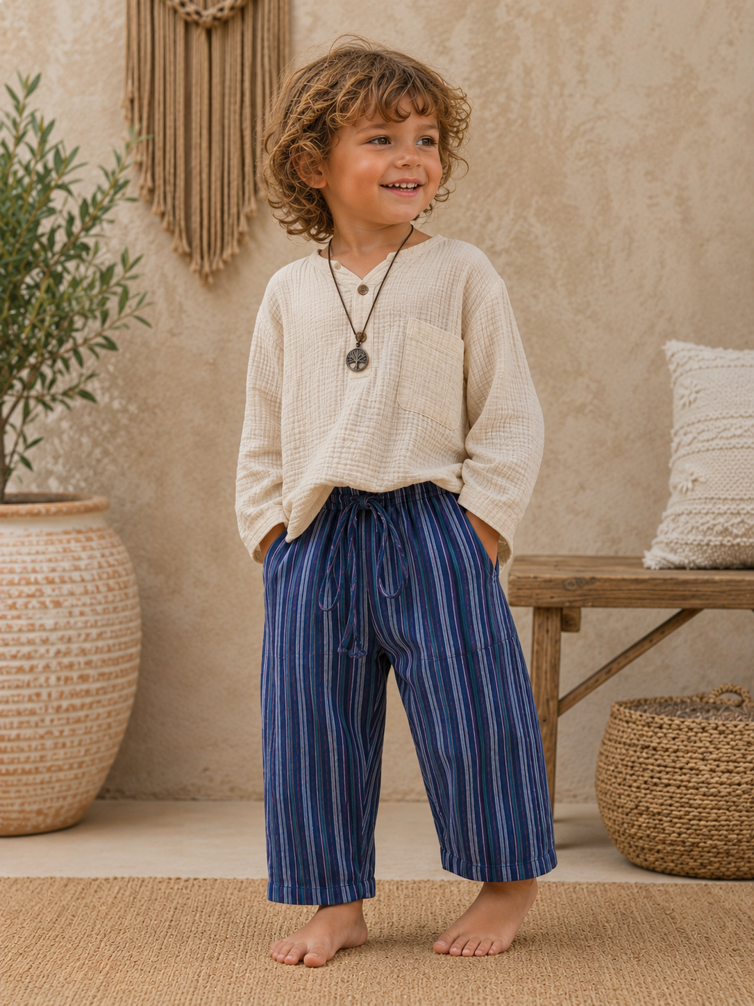 Unisex Kids Straight Legs pants