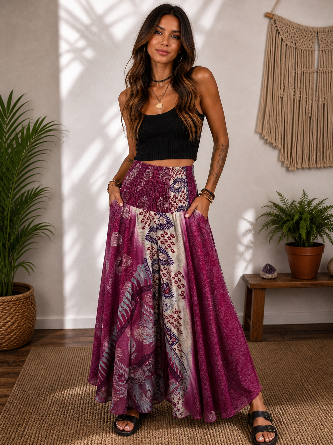 Super Flared Wide Leg Pants