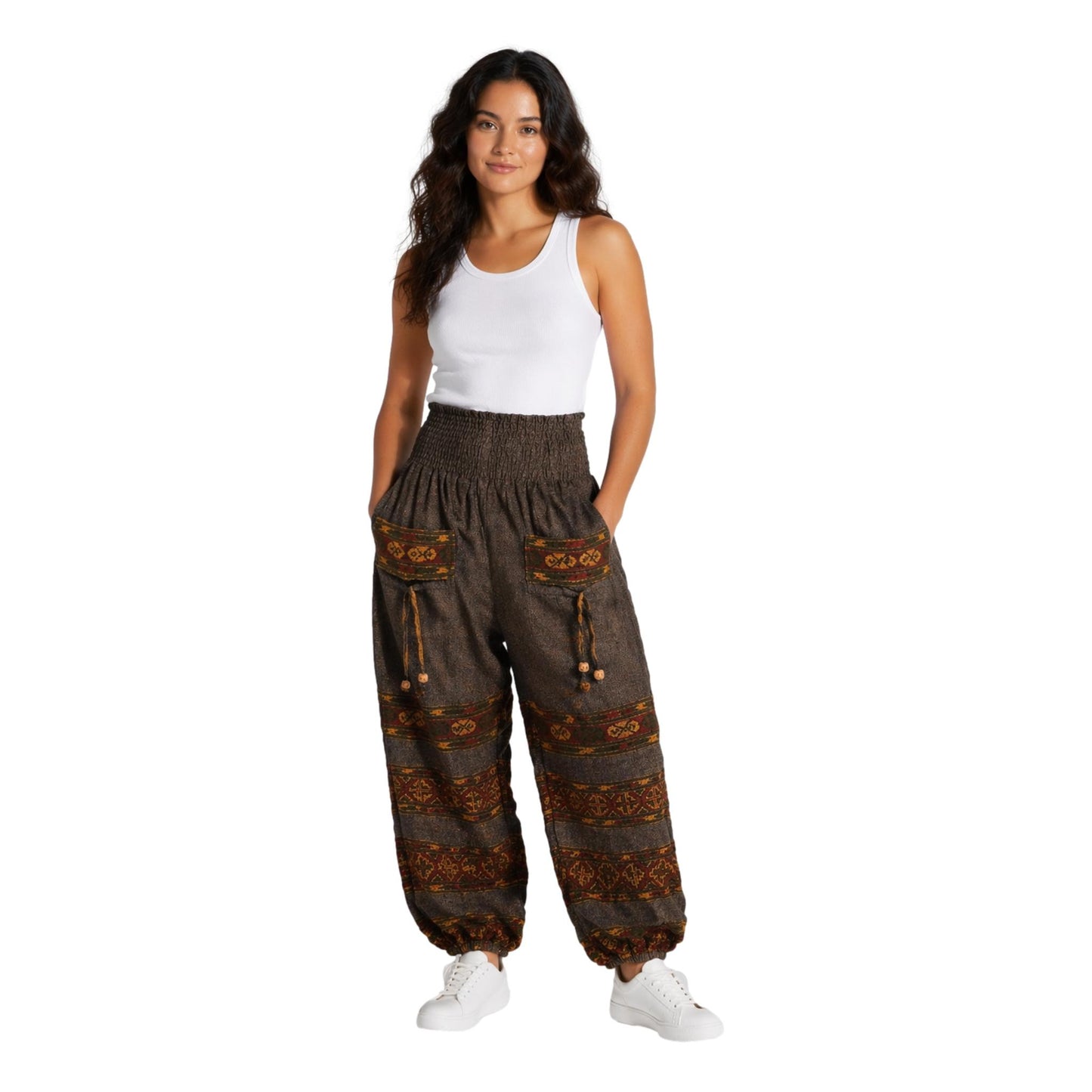 Woollen Harem Pants
