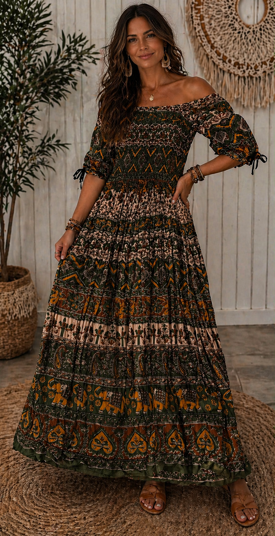 Boho Indian Dress