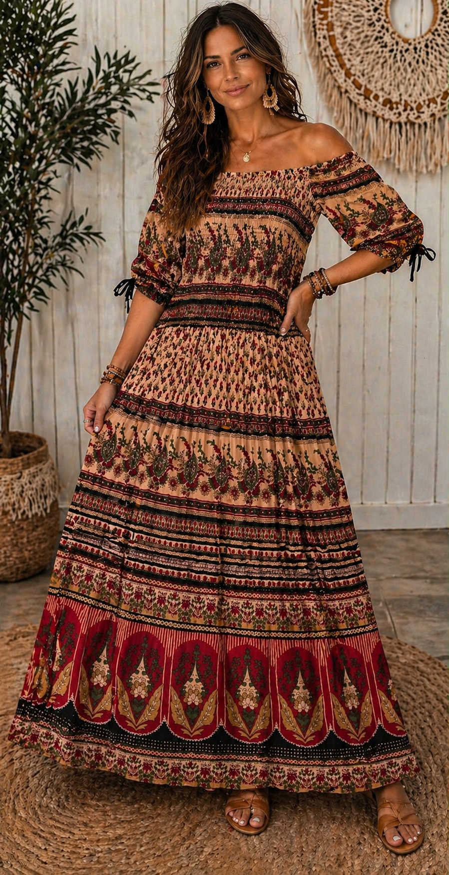 Boho Indian Dress