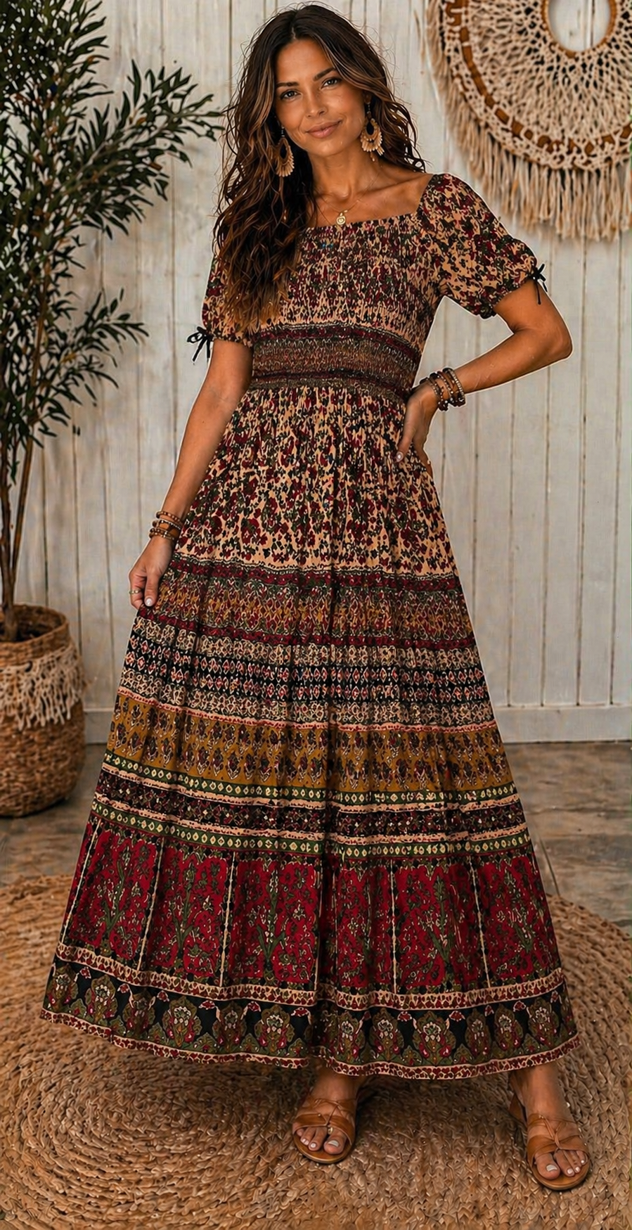 Boho Indian Dress