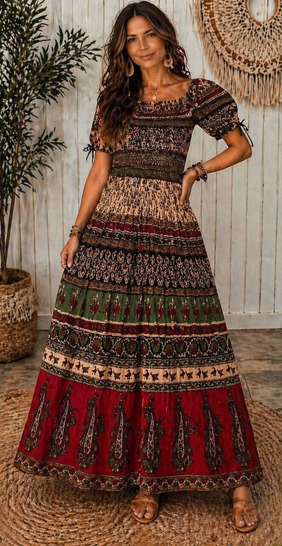 Boho Indian Dress
